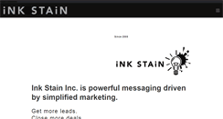 Desktop Screenshot of inkstaininc.com