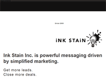 Tablet Screenshot of inkstaininc.com